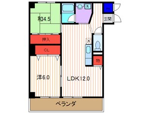 KMビルの物件間取画像